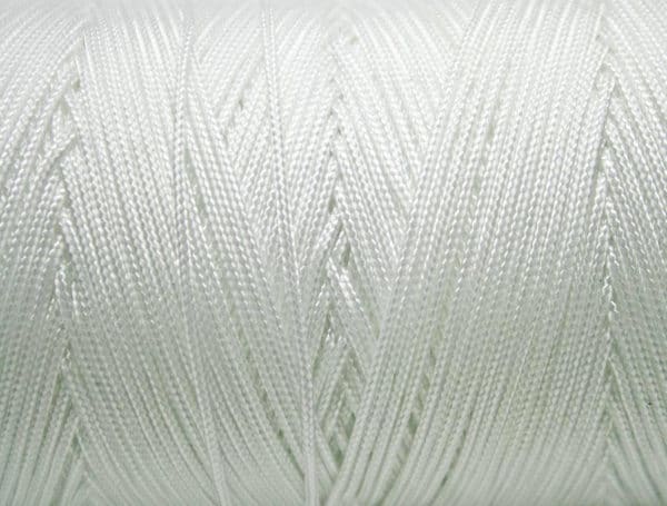 Gevlochten nylon touw wit detail Van der Stuyf